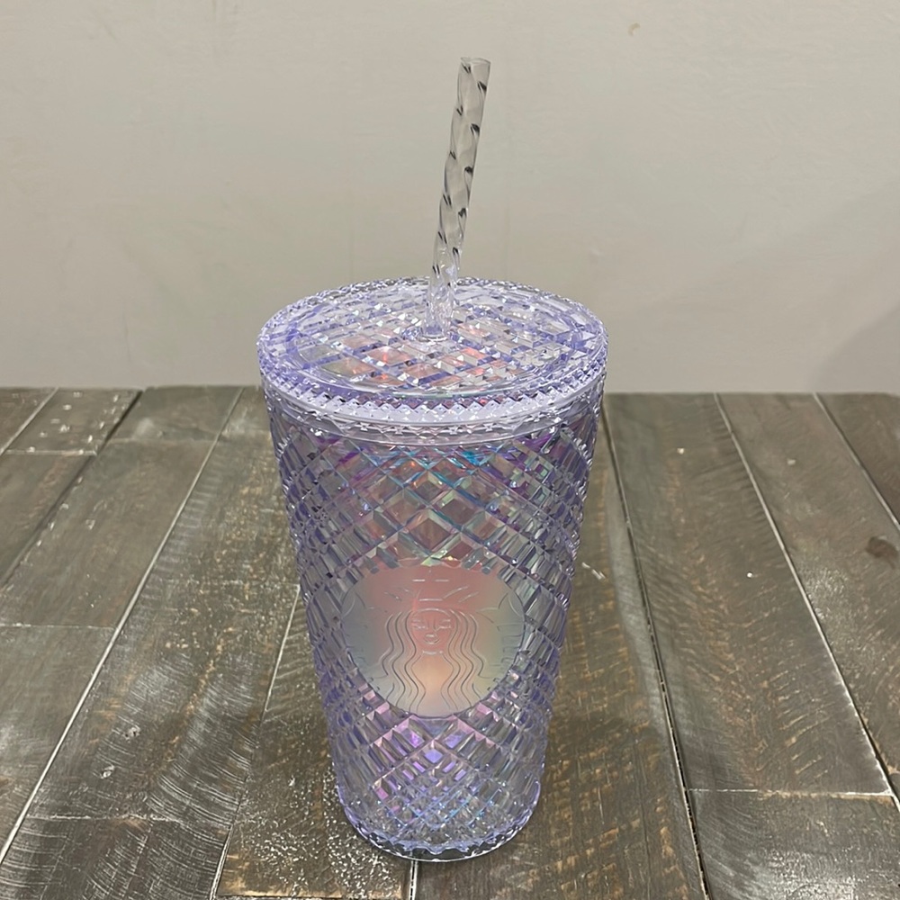Starbucks 2022 Iridescent Unicorn Jeweled Grande Holiday Tumbler - Picture 1 of 4